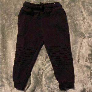 Kids Black Jogger Pants